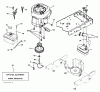 Jonsered LT2216 (96041010202) - Lawn & Garden Tractor (2010-03) Listas de piezas de repuesto y dibujos ENGINE