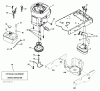 Jonsered LT2216 (96041010203) - Lawn & Garden Tractor (2010-08) Listas de piezas de repuesto y dibujos ENGINE