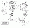 Jonsered LT2216 (96041010204) - Lawn & Garden Tractor (2011-02) Listas de piezas de repuesto y dibujos ENGINE