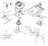 Jonsered LT2216 (96041010206) - Lawn & Garden Tractor (2012-08) Listas de piezas de repuesto y dibujos ENGINE