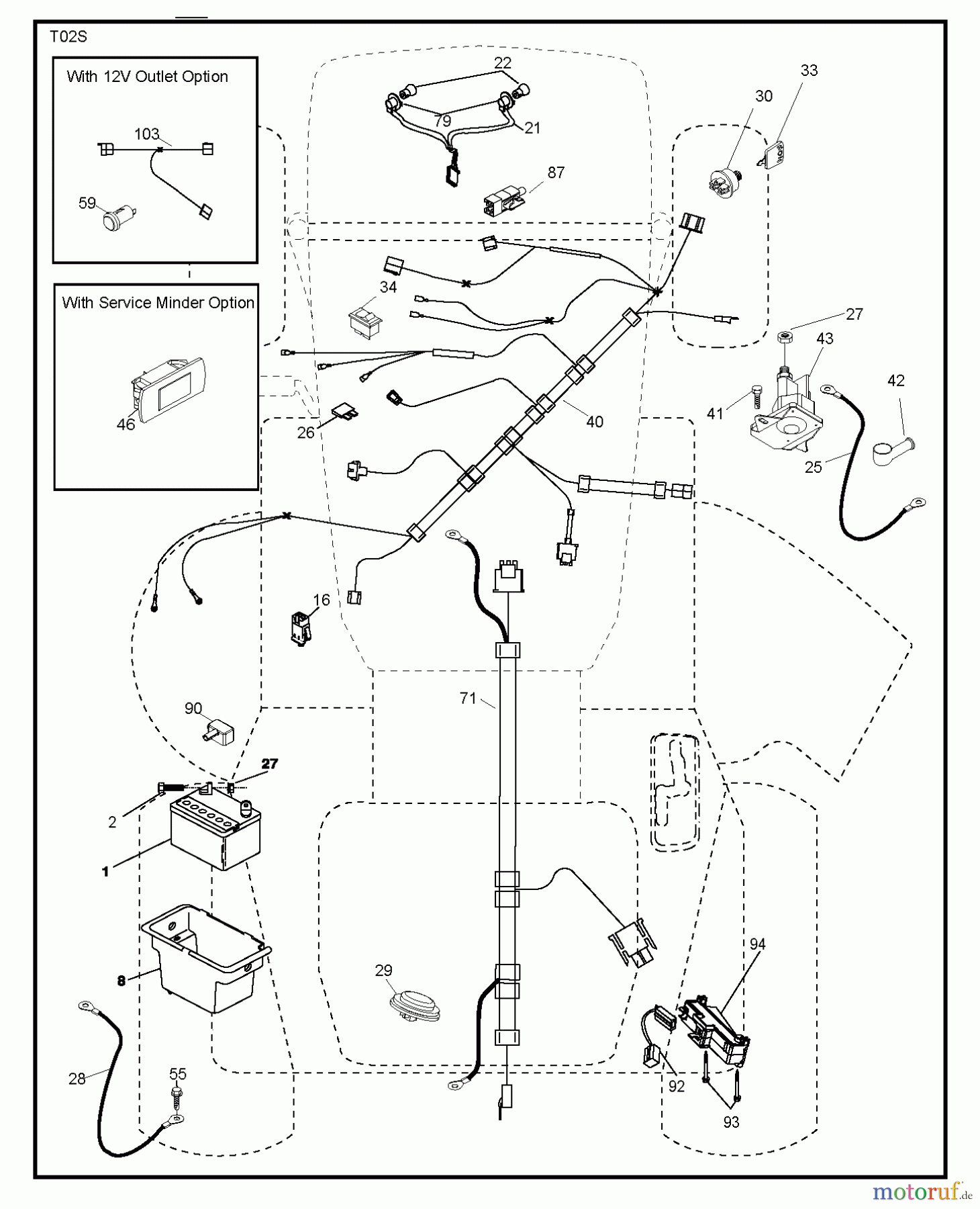  Jonsered Rasen  und Garten Traktoren LT2216 (96041010207) - Jonsered Lawn & Garden Tractor (2013-05) ELECTRICAL