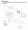 Jonsered ICT14 (JICT14D, 954130079) - Lawn & Garden Tractor (2002-06) Listas de piezas de repuesto y dibujos SEAT