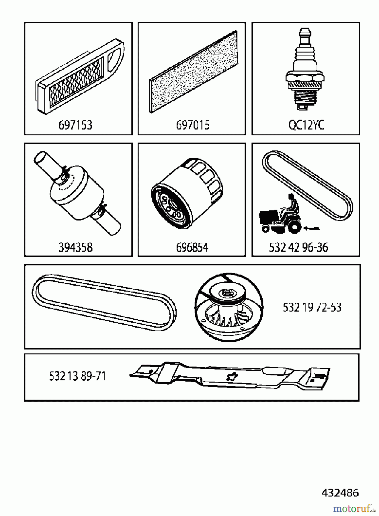  Jonsered Rasen  und Garten Traktoren LT2216 (96041011202) - Jonsered Lawn & Garden Tractor (2010-03) ACCESSORIES