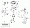 Jonsered LT2216 (96041011202) - Lawn & Garden Tractor (2010-03) Listas de piezas de repuesto y dibujos ENGINE
