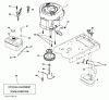 Jonsered LT2216 (96041011203) - Lawn & Garden Tractor (2011-02) Listas de piezas de repuesto y dibujos ENGINE