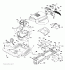 Jonsered LT2216 A2 (96041015601) - Lawn & Garden Tractor (2010-09) Ersatzteile CHASSIS ENCLOSURES