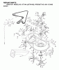 Jonsered ICT14A (JICTH14B, 954130065) - Lawn & Garden Tractor (2002-02) Pièces détachées MOWER DECK / CUTTING DECK