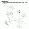 Jonsered ICT14A (JICTH14B, 954130065) - Lawn & Garden Tractor (2002-02) Listas de piezas de repuesto y dibujos SEAT