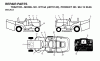 Jonsered ICT14A (JICTH14C, 954130065) - Lawn & Garden Tractor (2002-03) Spareparts DECALS