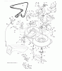 Jonsered LT2216 CM (96061023701) - Lawn & Garden Tractor (2009-01) Listas de piezas de repuesto y dibujos MOWER DECK / CUTTING DECK