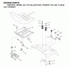 Jonsered ICT14A (JICTH14C, 954130065) - Lawn & Garden Tractor (2002-03) Listas de piezas de repuesto y dibujos SEAT