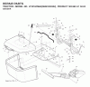 Jonsered LT2216 CMA2 (960610203, 96061020302) - Lawn & Garden Tractor (2008-01) Listas de piezas de repuesto y dibujos BAGGER