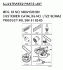 Jonsered LT2216 CMA2 (96061020300) - Lawn & Garden Tractor (2007-02) Listas de piezas de repuesto y dibujos FREQUENTLY USED PARTS