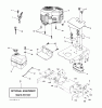 Jonsered LT2216 CMA2 (96061024400) - Lawn & Garden Tractor (2009-01) Listas de piezas de repuesto y dibujos ENGINE