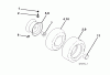 Jonsered LT2216 CMA2 (96061024500) - Lawn & Garden Tractor (2009-01) Listas de piezas de repuesto y dibujos WHEELS TIRES