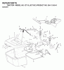 Jonsered ICT15 (JICT15C, 954130041) - Lawn & Garden Tractor (2000-04) Listas de piezas de repuesto y dibujos BAGGER #2