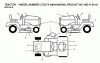 Jonsered LT2217 A (96041004300) - Lawn & Garden Tractor (2007-04) Ersatzteile DECALS