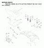 Jonsered ICT15 (JICT15C, 954130041) - Lawn & Garden Tractor (2000-04) Listas de piezas de repuesto y dibujos SEAT