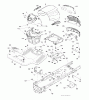 Jonsered LT2217 A (96041010300) - Lawn & Garden Tractor (2009-01) Ersatzteile CHASSIS ENCLOSURES