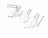Jonsered LT2217 A (96041010304) - Lawn & Garden Tractor (2011-04) Listas de piezas de repuesto y dibujos WHEELS TIRES