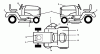 Jonsered LT2217 A (96041010306) - Lawn & Garden Tractor (2012-08) Ersatzteile DECALS