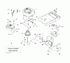 Jonsered LT2217 A (96041010400) - Lawn & Garden Tractor (2009-01) Listas de piezas de repuesto y dibujos ENGINE