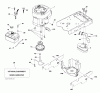 Jonsered LT2217 A (96041010401) - Lawn & Garden Tractor (2010-01) Listas de piezas de repuesto y dibujos ENGINE
