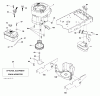 Jonsered LT2217 A (96041010403) - Lawn & Garden Tractor (2010-08) Listas de piezas de repuesto y dibujos ENGINE