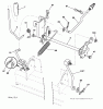 Jonsered LT2217 A (96041011302) - Lawn & Garden Tractor (2010-04) Pièces détachées MOWER LIFT / DECK LIFT