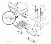 Jonsered LT2217 A (96041011302) - Lawn & Garden Tractor (2010-04) Listas de piezas de repuesto y dibujos SEAT
