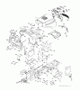 Jonsered LT2217 CMA (96061019603) - Lawn & Garden Tractor (2008-01) Ersatzteile CHASSIS ENCLOSURES
