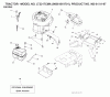 Jonsered LT2217 CMA (96061019701) - Lawn & Garden Tractor (2007-05) Listas de piezas de repuesto y dibujos ENGINE