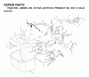 Jonsered ICT16A (JICTH16C, 954130042) - Lawn & Garden Tractor (2000-02) Listas de piezas de repuesto y dibujos BAGGER