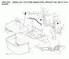 Jonsered LT2217 CMA (96061019703) - Lawn & Garden Tractor (2008-02) Listas de piezas de repuesto y dibujos BAGGER