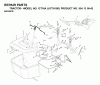 Jonsered ICT16A (JICTH16D, 954130042) - Lawn & Garden Tractor (2000-04) Listas de piezas de repuesto y dibujos BAGGER