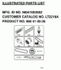 Jonsered LT2218 A (96041003502) - Lawn & Garden Tractor (2007-10) Listas de piezas de repuesto y dibujos FREQUENTLY USED PARTS