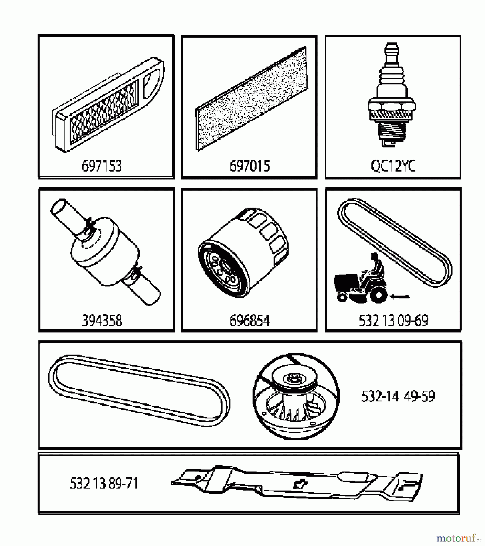 Jonsered Rasen und Garten Traktoren LT2218 A (96041010500) - Jonsered Lawn & Garden Tractor (2009-01) FREQUENTLY USED PARTS
