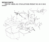 Jonsered ICT16A (JICTH16E, 954130042) - Lawn & Garden Tractor (2000-04) Listas de piezas de repuesto y dibujos BAGGER
