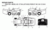 Jonsered ICT16A (JICTH16E, 954130042) - Lawn & Garden Tractor (2000-04) Listas de piezas de repuesto y dibujos DECALS