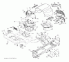 Jonsered LT2218 A (96041010505) - Lawn & Garden Tractor (2011-08) Listas de piezas de repuesto y dibujos CHASSIS ENCLOSURES