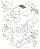Jonsered LT2218 A2 (96041003900) - Lawn & Garden Tractor (2007-04) Listas de piezas de repuesto y dibujos CHASSIS ENCLOSURES