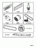 Jonsered LT2218 A2 (96041003900) - Lawn & Garden Tractor (2007-04) Ersatzteile FREQUENTLY USED PARTS