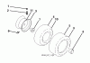 Jonsered LT2218 A2 (96041003902) - Lawn & Garden Tractor (2008-02) Ersatzteile WHEELS TIRES