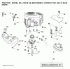 Jonsered LT2218 A2 (96041005901) - Lawn & Garden Tractor (2008-01) Listas de piezas de repuesto y dibujos ENGINE