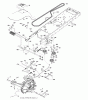 Jonsered LT2218 A2 (96041010900) - Lawn & Garden Tractor (2009-02) Listas de piezas de repuesto y dibujos DRIVE