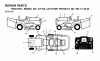 Jonsered ICT16A (JICTH16F, 954130042) - Lawn & Garden Tractor (2001-02) Listas de piezas de repuesto y dibujos DECALS