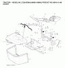 Jonsered LT2218 CMA2 (96061019800) - Lawn & Garden Tractor (2007-04) Listas de piezas de repuesto y dibujos BAGGER
