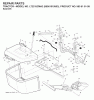 Jonsered LT2218 CMA2 (96061019903) - Lawn & Garden Tractor (2007-10) Listas de piezas de repuesto y dibujos BAGGER