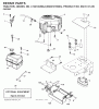 Jonsered LT2218 CMA2 (96061019903) - Lawn & Garden Tractor (2007-10) Listas de piezas de repuesto y dibujos ENGINE