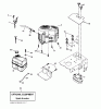Jonsered LT2218 CMA2 (96061024000) - Lawn & Garden Tractor (2009-01) Listas de piezas de repuesto y dibujos ENGINE